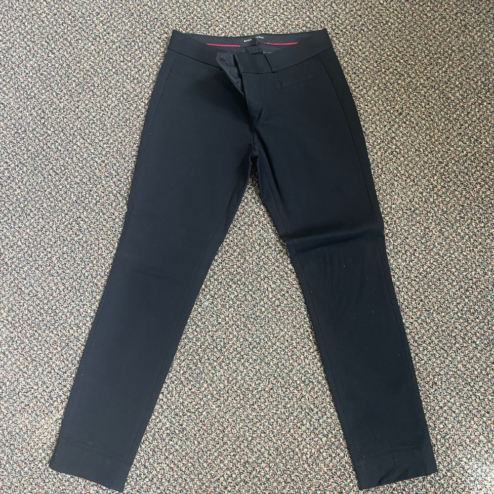 Banana Republic Sloan skinny black pants 0